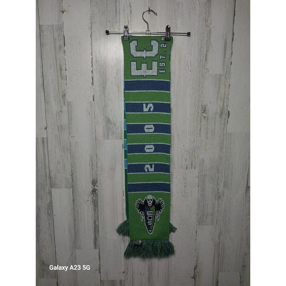 Ruffneck Seattle Sounders FC MLS Soccer Acrylic Scarf Made in UK